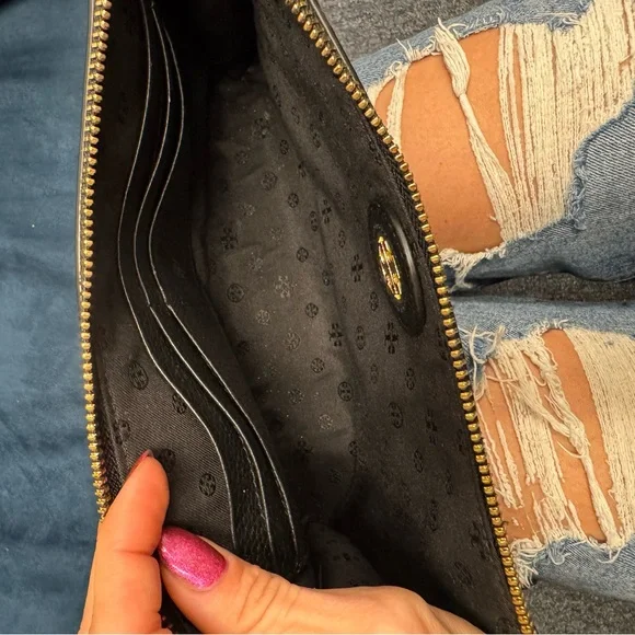 Tory Burch Black Leather Crossbody - Picture 5 of 7